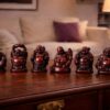 lot 6 bouddhas rieurs figurines porte bonheur