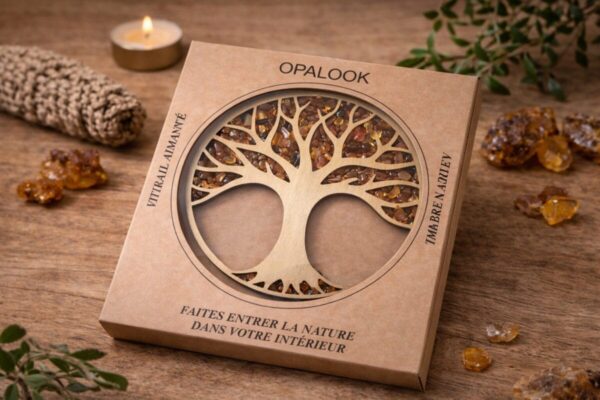 arbre de vie bois ambre baltique decoration spirituelle