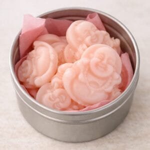 Fondant parfumé Bouddha artisanal – parfum bois de rose