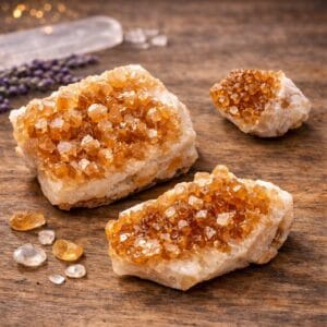 citrine brute naturelle pierre d’abondance lithothérapie