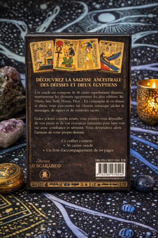 oracle dieux egyptiens jeu de cartes divinatoires