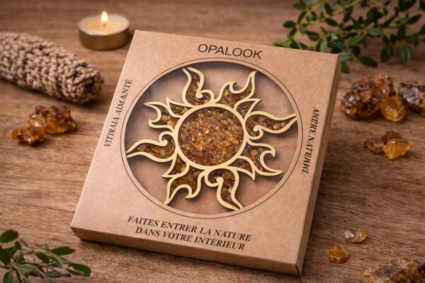 soleil bois ambre baltique decoration murale